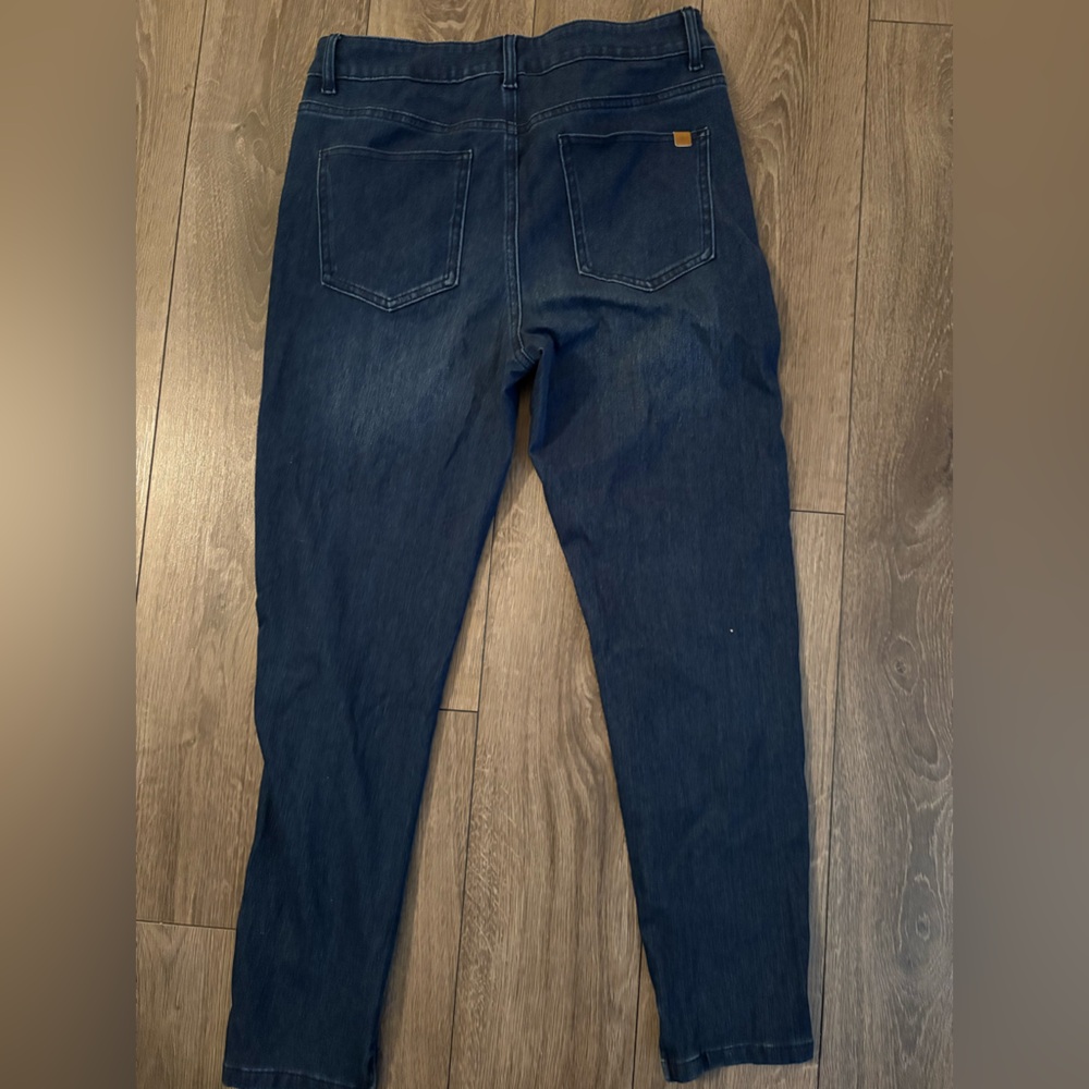 HALARA Dark Blue Denim Pants - Picture 3 of 4